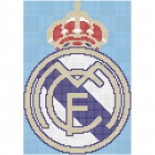 Панно з мозаїки, спортивний щит Mosavit Decoracion Escudos Deportivos CF REAL MADRID