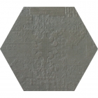 Керамогранит универсальный, шестиугольный 60х60 Mutina Dechirer Esagona Decor Piombo, арт. PUDD73