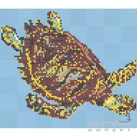 Панно из мозаики, черепаха 221x252 Mosavit Decoracion Animales Acuaticos TORTUGA TROPICAL