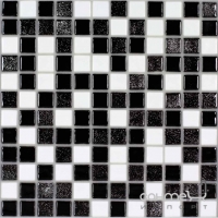 Мозаика 31,6x31,6 Mosavit Moondance Negro/Blanco (черная/белая)
