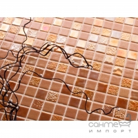 Мозаика 31,6x31,6 Mosavit Design Sundance Bronce (коричневая)