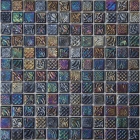 Мозаика 31,6x31,6 Mosavit Design Pandora ZEN 100% (черная с радужкой)