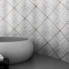 Мозаїка панно 31,6x31,6 Mosavit Design Vintage FRAMES (біла, сіра)