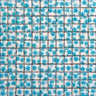 Мозаика 31,6x31,6 Mosavit Design Dreams Flor AZUL (белая, синяя)