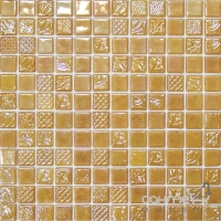 Мозаика 31,6x31,6 Mosavit Design Pandora DORE 50% (золото)