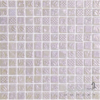 Мозаика 31,6x31,6 Mosavit Design Pandora INOX 50% (светло-серая)