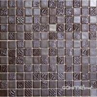 Мозаика 31,6x31,6 Mosavit Design Pandora WENGUE 50% (темно-коричневая)