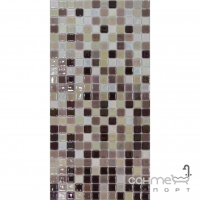 Растяжка мозаика 31,6x31,6 Mosavit Design Acquaris Degradado MARRON (белая/коричневая)