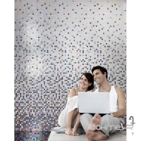 Розтяжка мозаїка 31,6x31,6 Mosavit Design Acquaris Degradado NEGRO (біла/чорна)