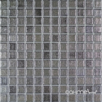 Мозаїка 31,6x31,6 Mosavit Design Metalico PLATA (темно-сіра)
