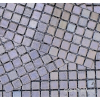 Мозаїка 31,6x31,6 Mosavit Design Metalico PLATA (темно-сіра)