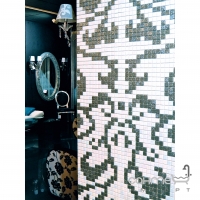 Мозаїка панно 31,6x31,6 Mosavit Design Vintage ANKARA (біла, сіра)
