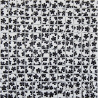 Мозаика 31,6x31,6 Mosavit Design Dreams Flor NEGRA (белая, черная)