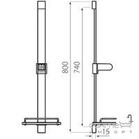 Душевой гарнитур Ferro N110 хром