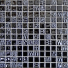 Мозаїка під шкіру 31,6x31,6 Mosavit Design Pelle GRAFITO 50% (сіра)