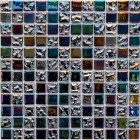 Мозаїка 31,6x31,6 Mosavit Design Drops NEGRO 50% (чорна)