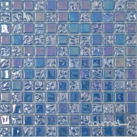 Мозаика 31,6x31,6 Mosavit Design Drops CELESTE 50% (синяя)