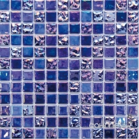 Мозаика 31,6x31,6 Mosavit Design Drops COBALTO 50% (темно-синяя)