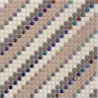 Мозаїчне панно 31,6x31,6 Mosavit Vintage Mikros Geos GREEK DIAGONAL BEIGE