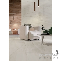 Напольная плитка под мрамор 30x60 Mirage Jewels Elegant White JW 09 Lucido (белая, полированная)