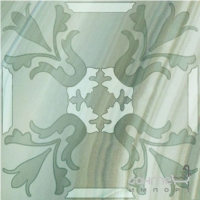 Плитка для підлоги, декор 19,2x19,2 La Fabbrica Astra Set Decoro Formella Lap. Ret. Turchese (сіра)