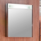Зеркальный шкафчик с подсветкой Fancy Marble МС Santorini 600 венге