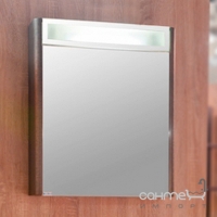 Зеркальный шкафчик с подсветкой Fancy Marble МС Santorini 600 венге