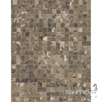 Мозаика матовая 33,3x33,3 La Fabbrica Smart Mosaico Tessere 5,25x5,25 Nat. Rett. Acorn (коричневая)
