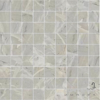 Мозаїка лаптована 32x32 La Fabbrica Smart Mosaico Tessere 3,35x3,35 Lap. Rett. Ice (світло-сіра)