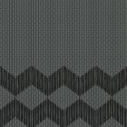 Керамограніт універсальний 20,5 х20, 5 Mutina Tape Zigzag Half Black, арт. RETA47