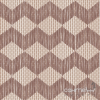 Керамограніт універсальний 20,5 х20, 5 Mutina Tape Zigzag Brown, арт. RETA58