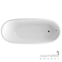 Отдельностоящая акриловая ванна Radaway Sapientza 1750x780 белая/черная
