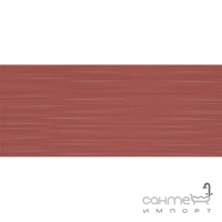 Плитка настенная 25x60 Ceramika Color Rainbow Red (матовая)