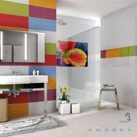 Плитка для підлоги 33,3x33,3 Ceramika Color Rainbow White Szkliwiony (матова)