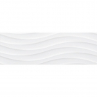 Плитка настенная 25x75 Ceramika Color Java Onda White (глянцевая)
