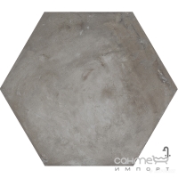 Плитка шестиугольная 25x21,6 Marca Corona Terra Esagono Antracite (серая)