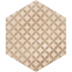 Плитка шестиугольная, декор 25x21,6 Marca Corona Terra Esagono Astro vers. C