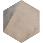 Плитка шестиугольная, декор 25x21,6 Marca Corona Terra Esagono Porzione vers. F