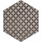 Плитка шестиугольная, декор 25x21,6 Marca Corona Terra Esagono Astro vers. F
