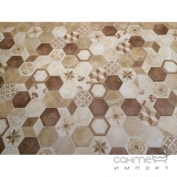 Плитка шестикутна 25x21,6 Marca Corona Terra Esagono Coloniale vers. C