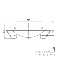 Раковина из нержавеющей стали Kolo Stainless Steel 53 см K11053000 сатин