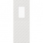 Настінна плитка, вирізний декор 22,5x60 Dual Gres Martina Ventana Blanco (біла)