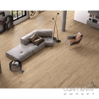 Плитка під дерево 20x180 Ergon Woodtalk Naturale Rett. Beige Digue (бежева)