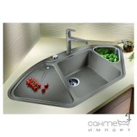 Гранітна кухонна мийка на півтори чаші з сушкою  Blanco Delta 5212ХХХ кольори в асортименті