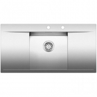 Кухонна мийка із двома сушками Blanco Flow 5S-IF 521637 дзеркальна нержавіюча сталь