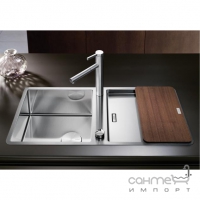 Кухонна мийка з сушкою  Blanco Jaron XL 6S 521666 дзеркальна нержавіюча сталь