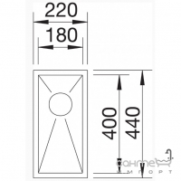 Кухонная мойка Blanco Zerox 180-IF 521566
зеркальная нержавеющая сталь