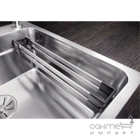 Кухонна мийка Blanco Etagon 500-IF/А з підставкою з нержавіючої сталі 521748 дзеркальне полірування