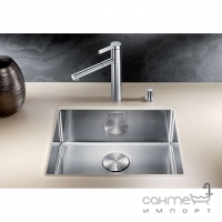 Кухонна мийка Blanco Claron 550-U 521579 дзеркальна нержавіюча сталь