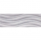 Плитка настенная 25x75 Ceramika-Konskie Milano Soft Grey Wave (глянцевая)